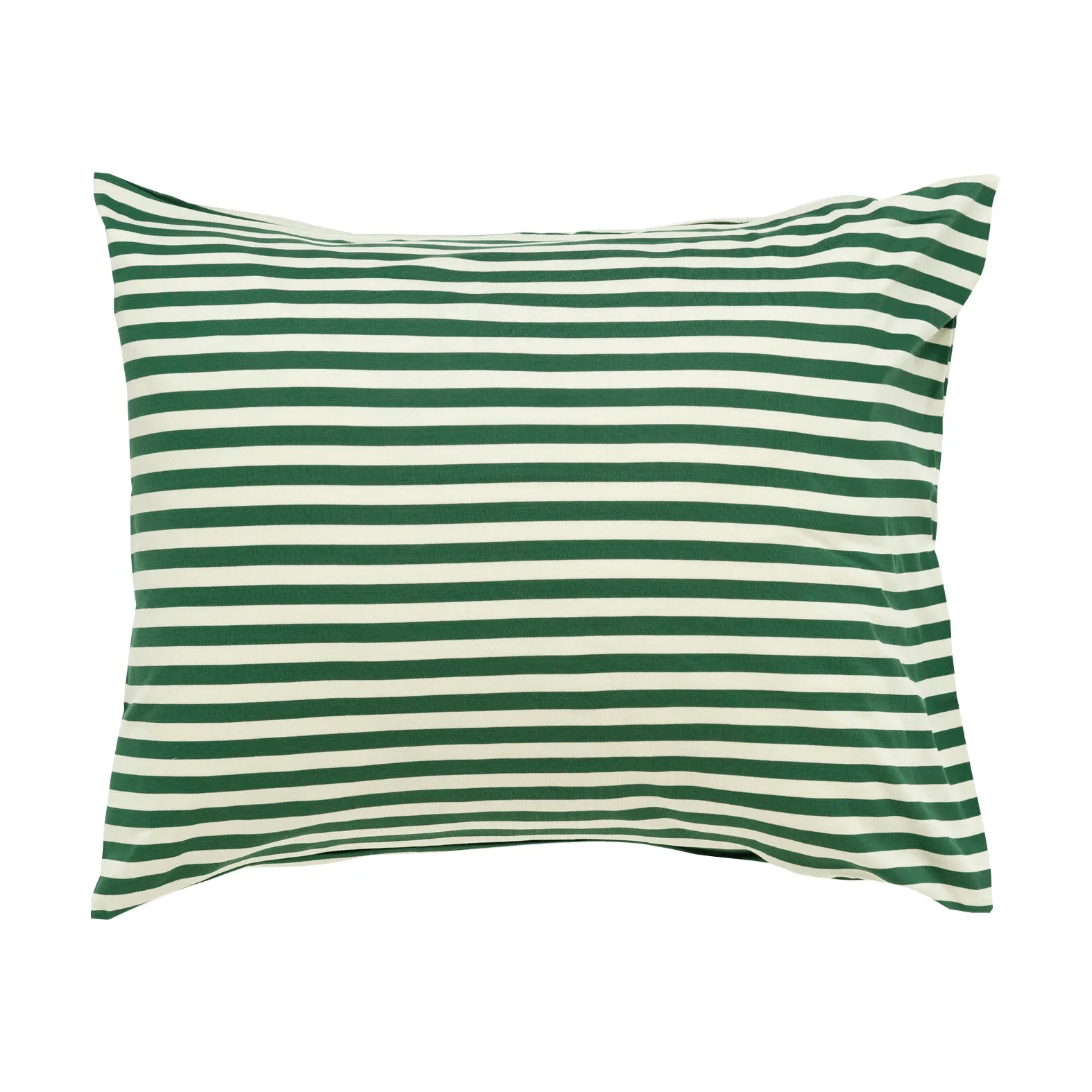 Tasaraita putetrekk 50x60 cm, Off white-dark green Marimekko