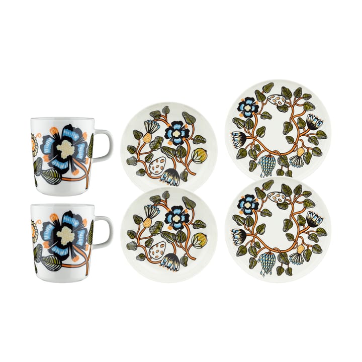 Tiara middagssett 6 deler, Hvit Marimekko
