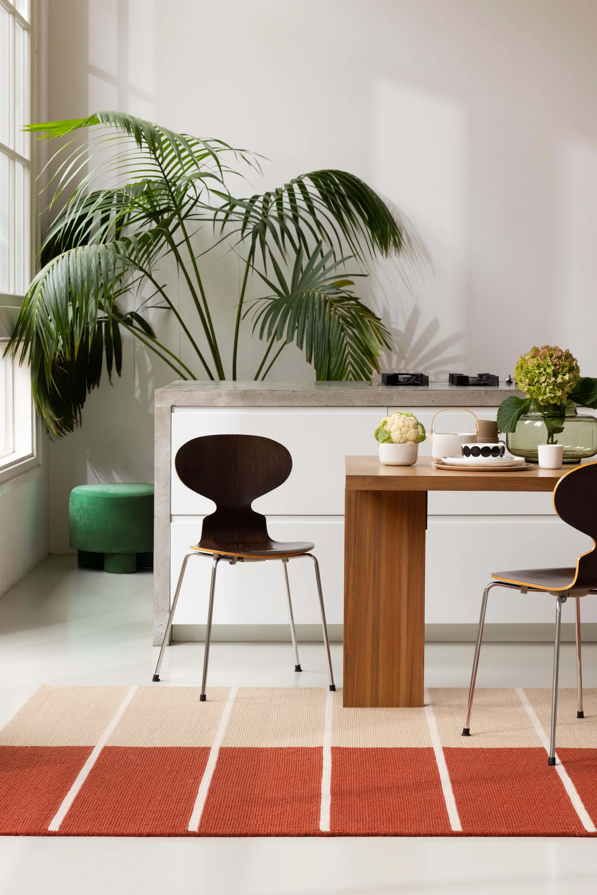 Tiibet ullteppe, Burnt Orange, 250x350 cm Marimekko