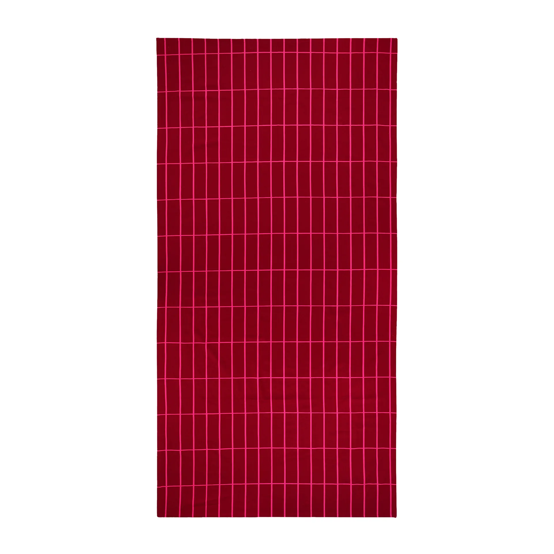 Tiiliskivi duk 140 x 280 cm, Rød-rosa Marimekko