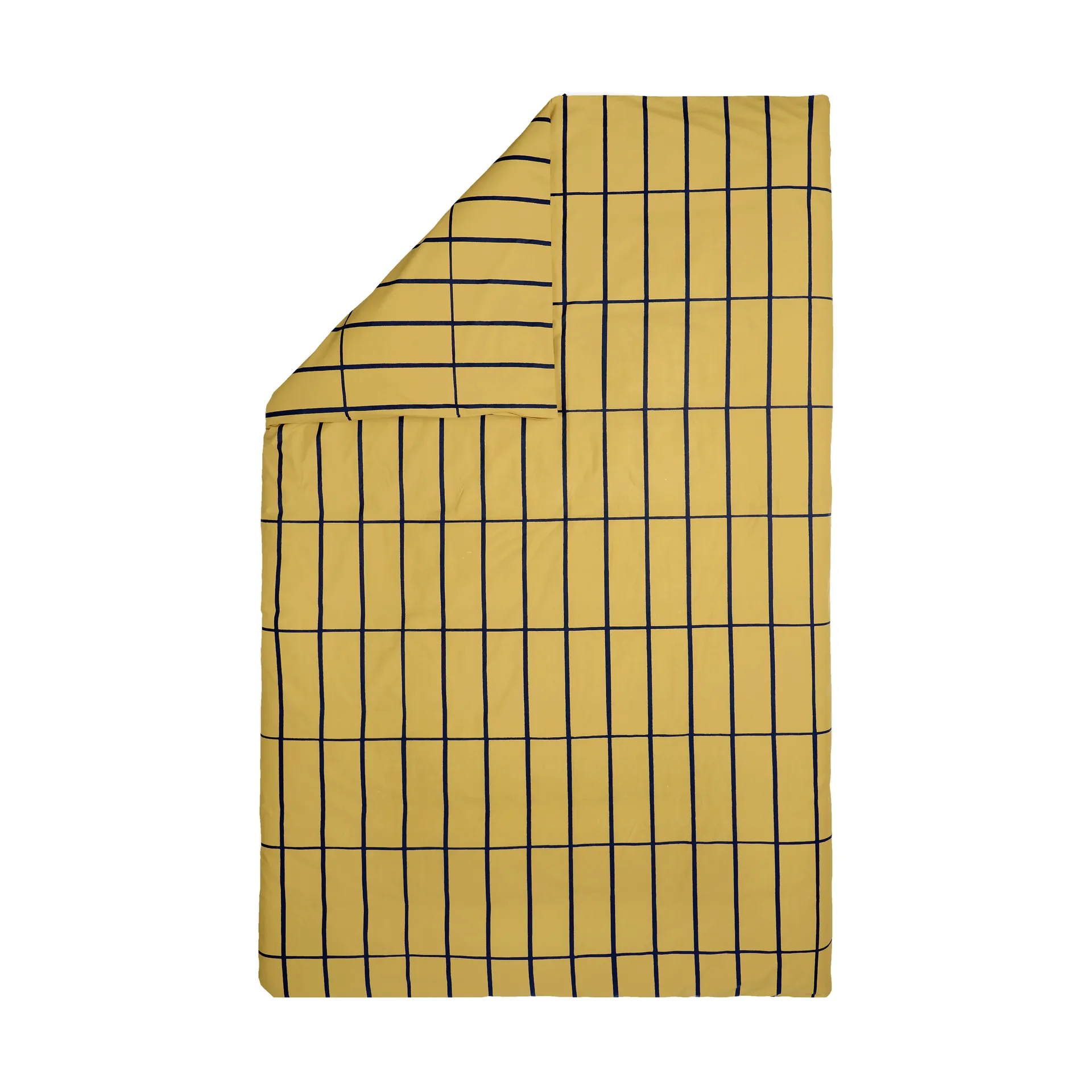 Tiiliskivi dynetrekk 150x210 cm, Ochre-black Marimekko