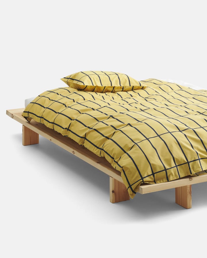 Tiiliskivi dynetrekk 150x210 cm, Ochre-black Marimekko
