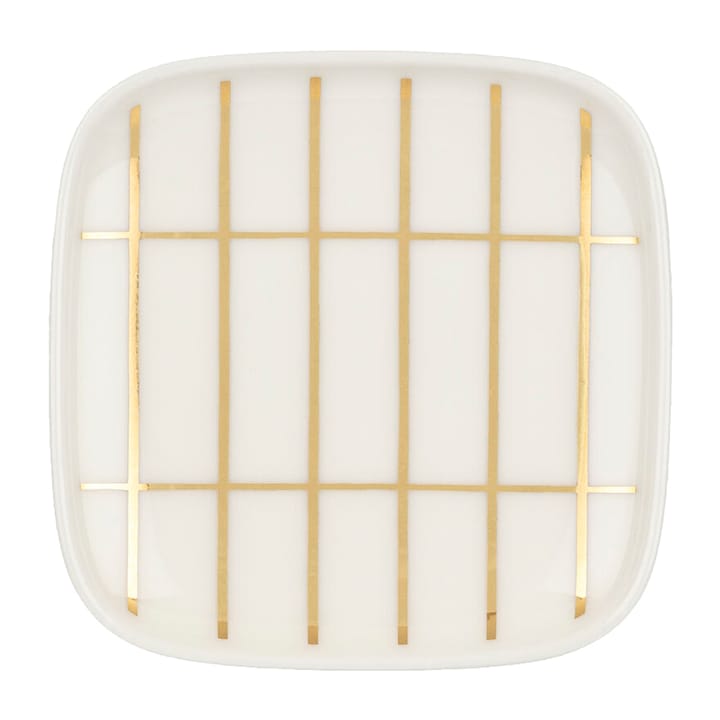 Tiiliskivi fat 10 x 10 cm - Hvit-beige - Marimekko