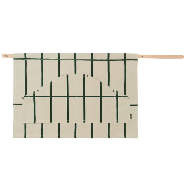 Tiiliskivi hageforkle - Beige-grønn - Marimekko