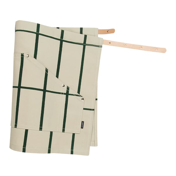 Tiiliskivi hageforkle - Beige-grønn - Marimekko