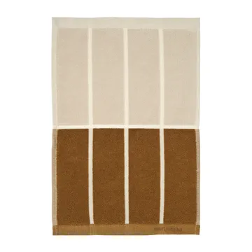 Tiiliskivi håndkle 30 x 50 cm - Mørkegrå-brun-beige - Marimekko