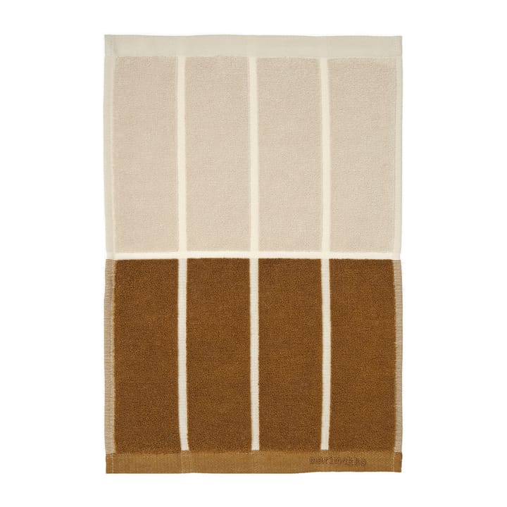 Tiiliskivi håndkle 30 x 50 cm - Mørkegrå-brun-beige - Marimekko