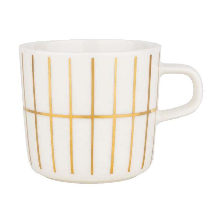 Tiiliskivi kaffekopp 20 cl - White-gold - Marimekko