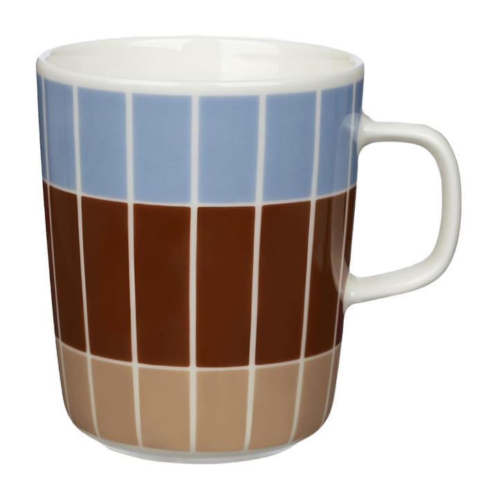 Tiiliskivi kopp 25 cl - Lyseblå-rødbrun-beige - Marimekko