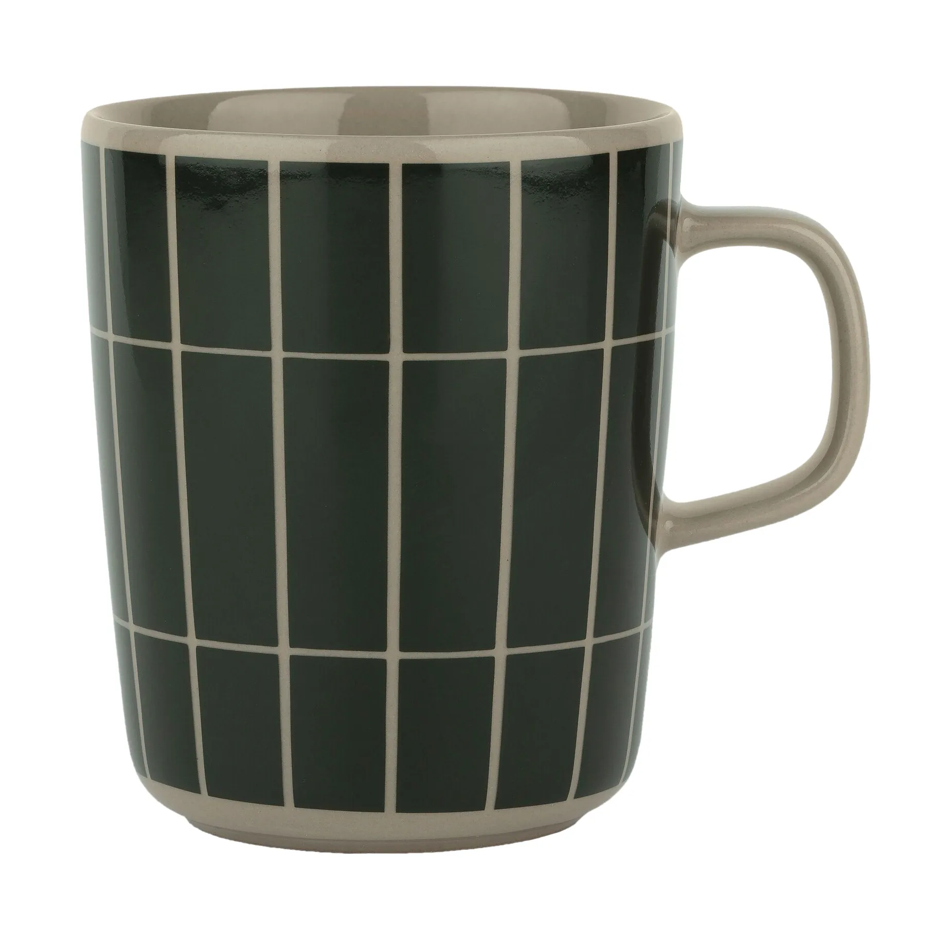 Tiiliskivi kopp 25 cl, Terra-dark green Marimekko