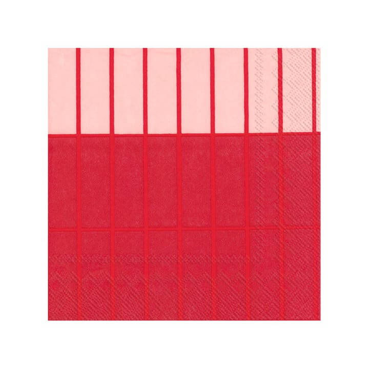 Tiiliskivi Raita servietter 20-pk, Rød Marimekko