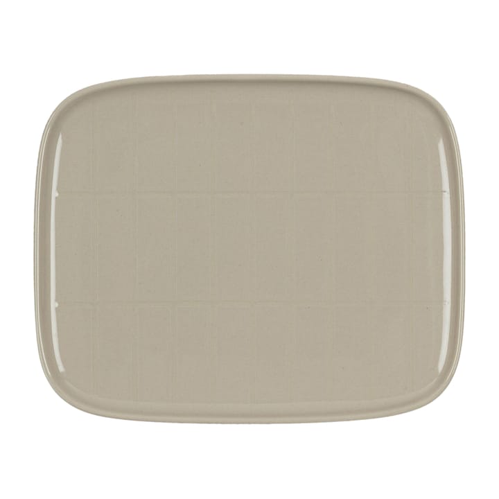 Tiiliskivi tallerken 12 x 15 cm - Sand - Marimekko