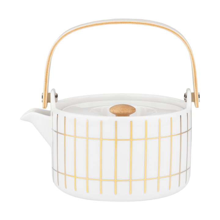 Tiiliskivi tekanne 0,7 l - White-gold - Marimekko