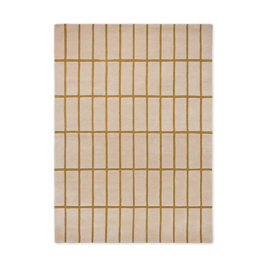 Tiiliskivi ullteppe, Bronze Yellow, 170x240 cm Marimekko