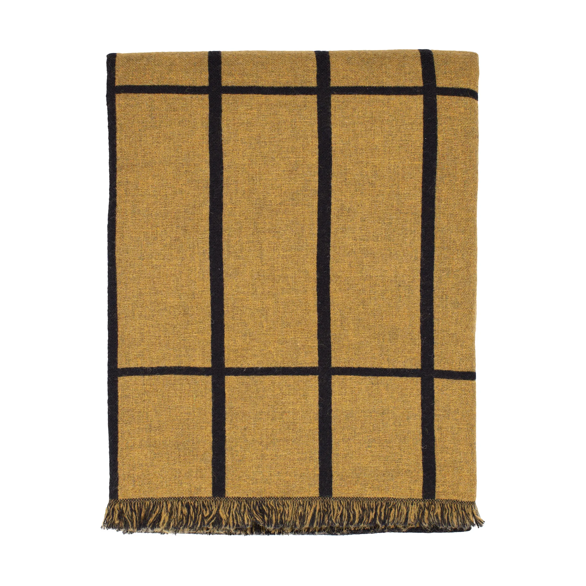 Tilliskivi pledd, Caviar-gold Marimekko