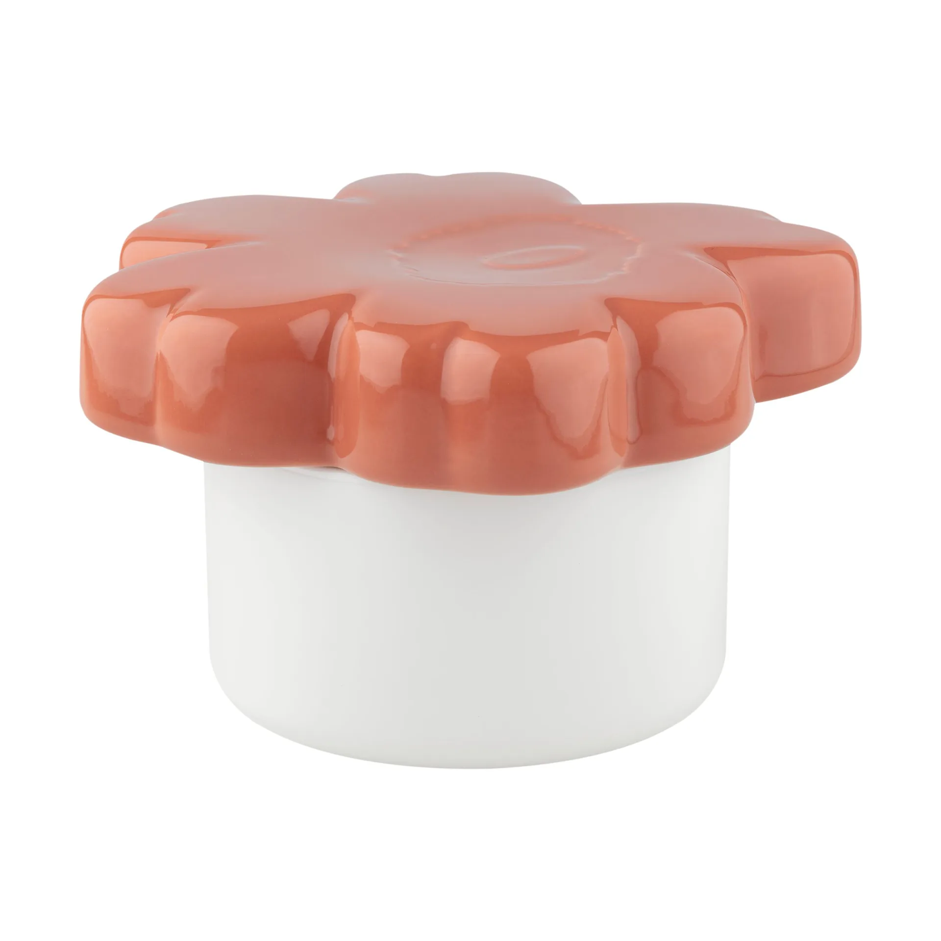 Unikko 60-årsjubileum boks Ø19x11 cm, White-l. terra Marimekko