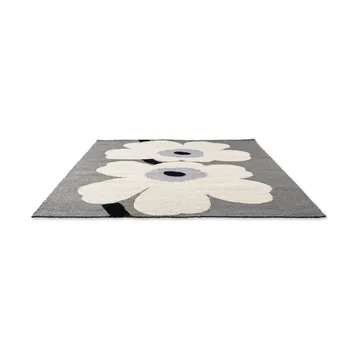 Unikko anniversary teppe outdoor - Grey, 140x200 cm - Marimekko