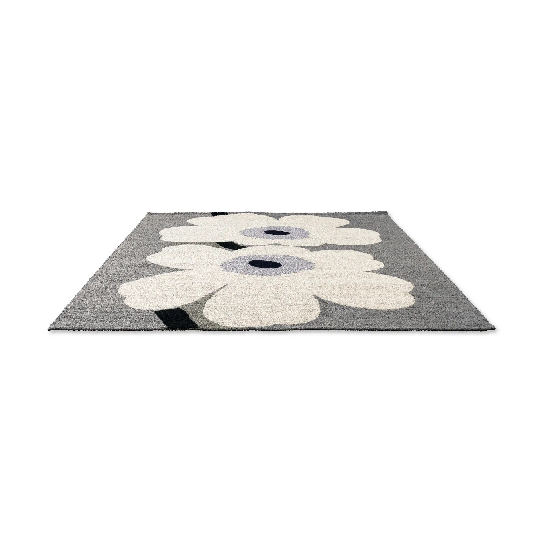 Unikko anniversary teppe outdoor, Grey, 200x280 cm Marimekko