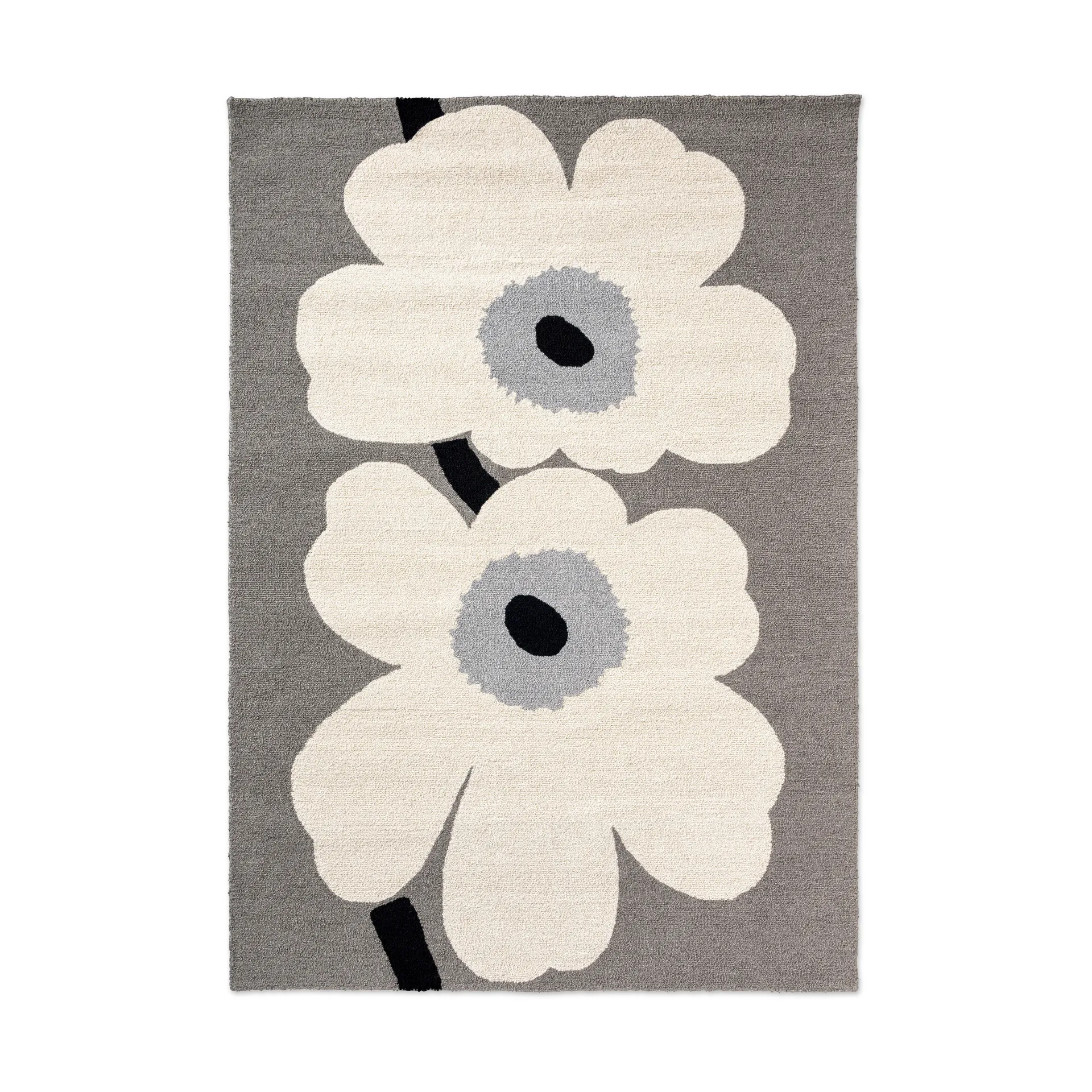 Unikko anniversary teppe outdoor, Grey, 250x350 cm Marimekko