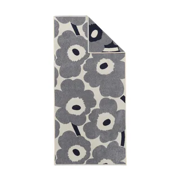 Unikko badehåndkle 70x150 cm - Off white-blueberry - Marimekko