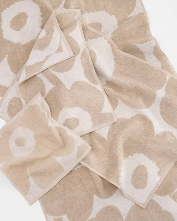 Unikko badehåndkle 70x150 cm - Off white-lin - Marimekko
