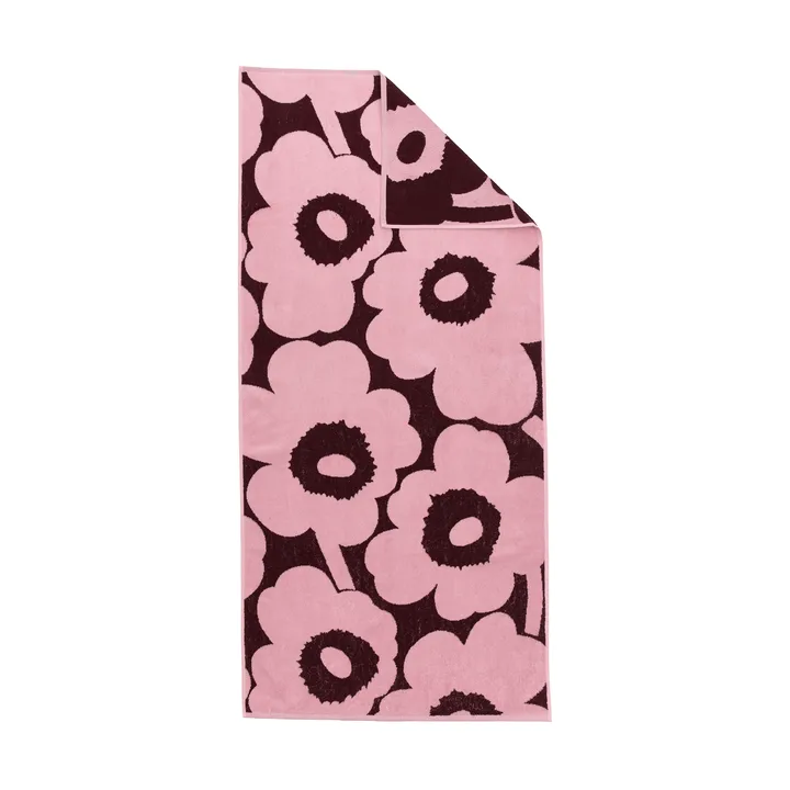 Unikko badehåndkle 70x150 cm - Plum-pink - Marimekko