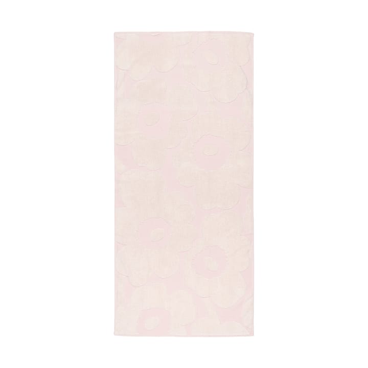 Unikko badehåndkle 70x150 cm - White-light pink - Marimekko