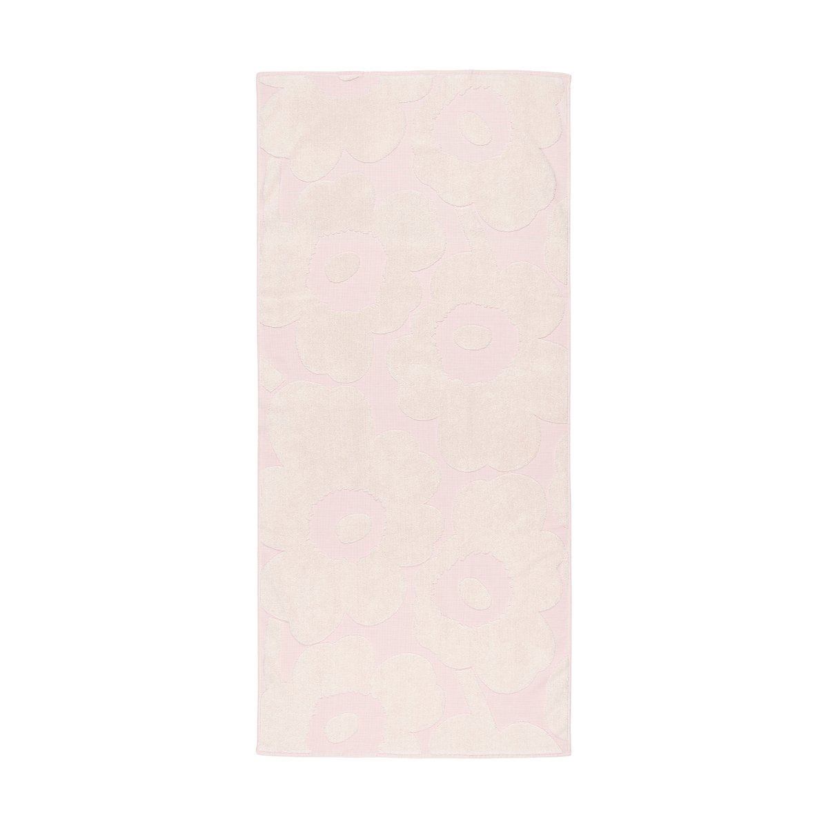 Bilde av Marimekko Unikko badehåndkle 70x150 cm White-light pink