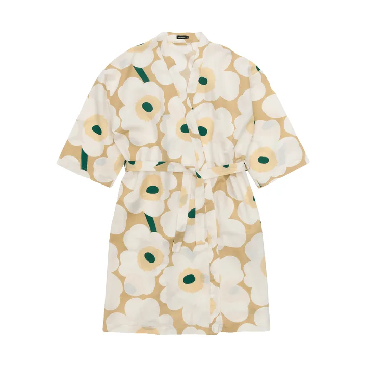 Unikko badekåpe S/M - Sand-off white-hay-emerald, S/M - Marimekko