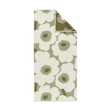 Unikko badelaken 70x150 cm - Green umber-cream - Marimekko