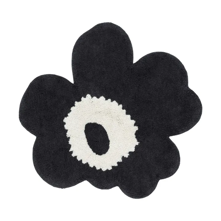 Unikko baderomsmatte 73x74 cm - Off white-charcoal-sand - Marimekko