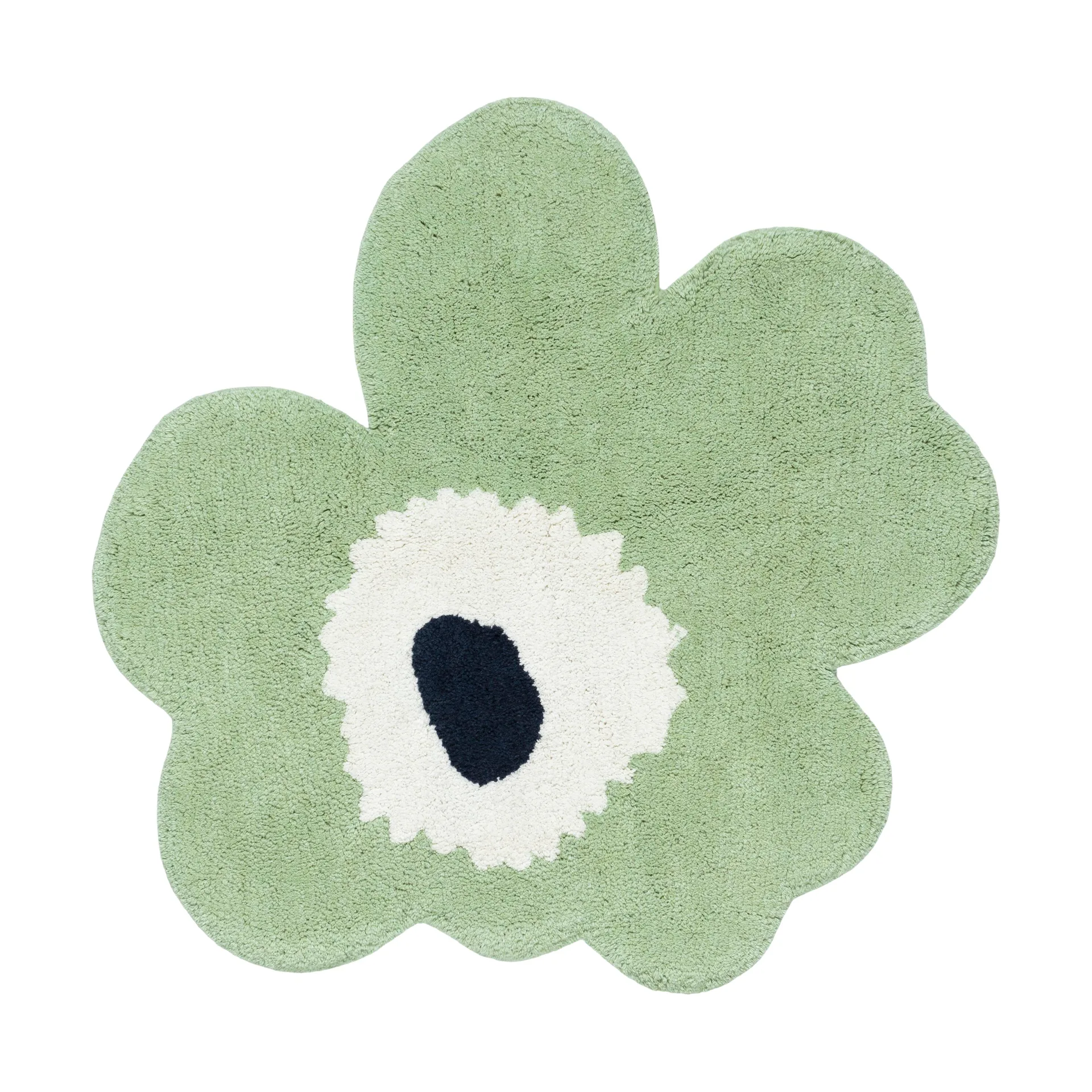 Unikko baderomsmatte 73x74 cm, Sage-off white Marimekko