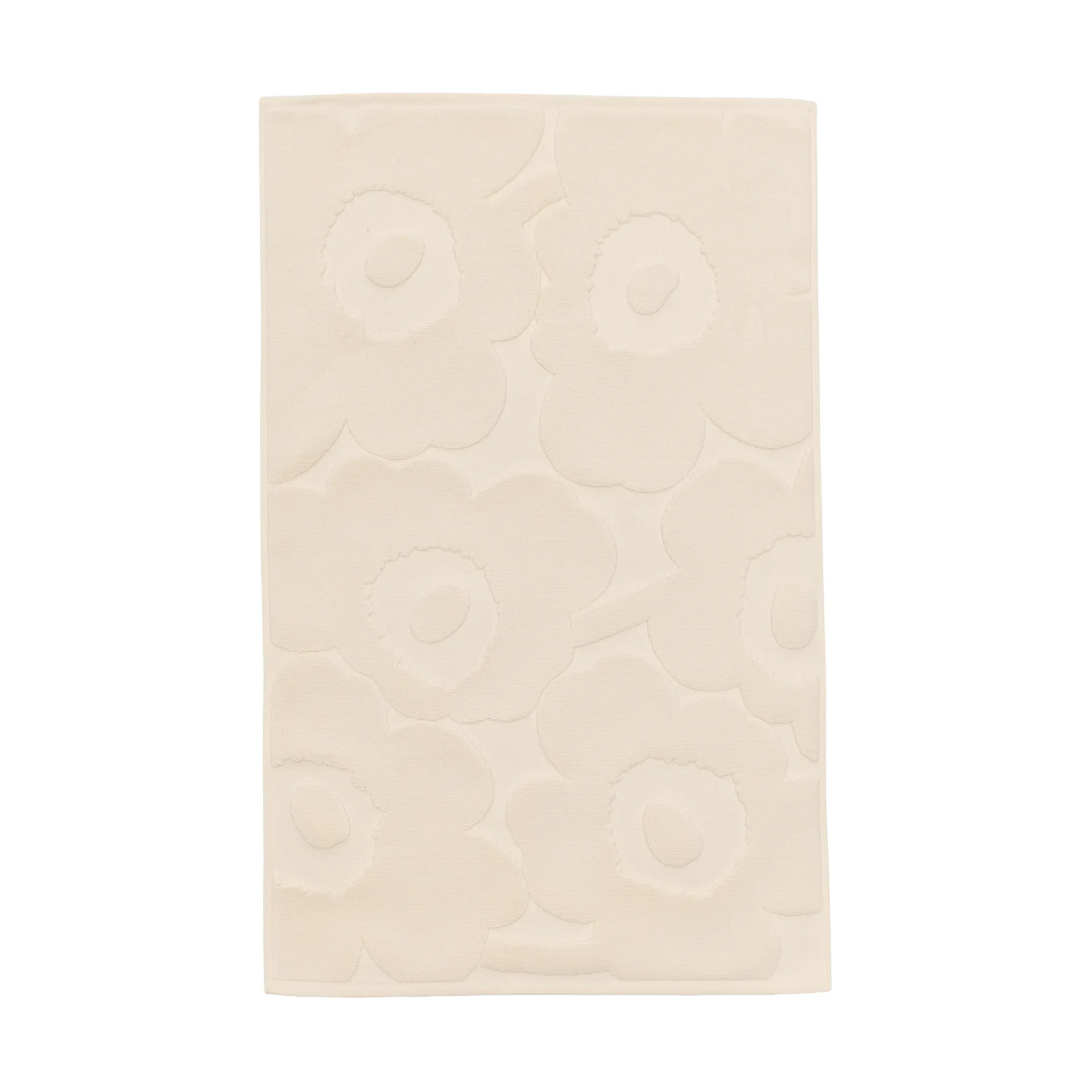 Marimekko Unikko baderomsmatte Offwhite | Skandinavisk Design | Baderomsmatter | Beige