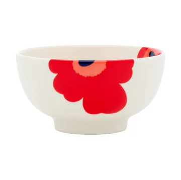 Unikko bolle 3 dl - White-red-blue - Marimekko