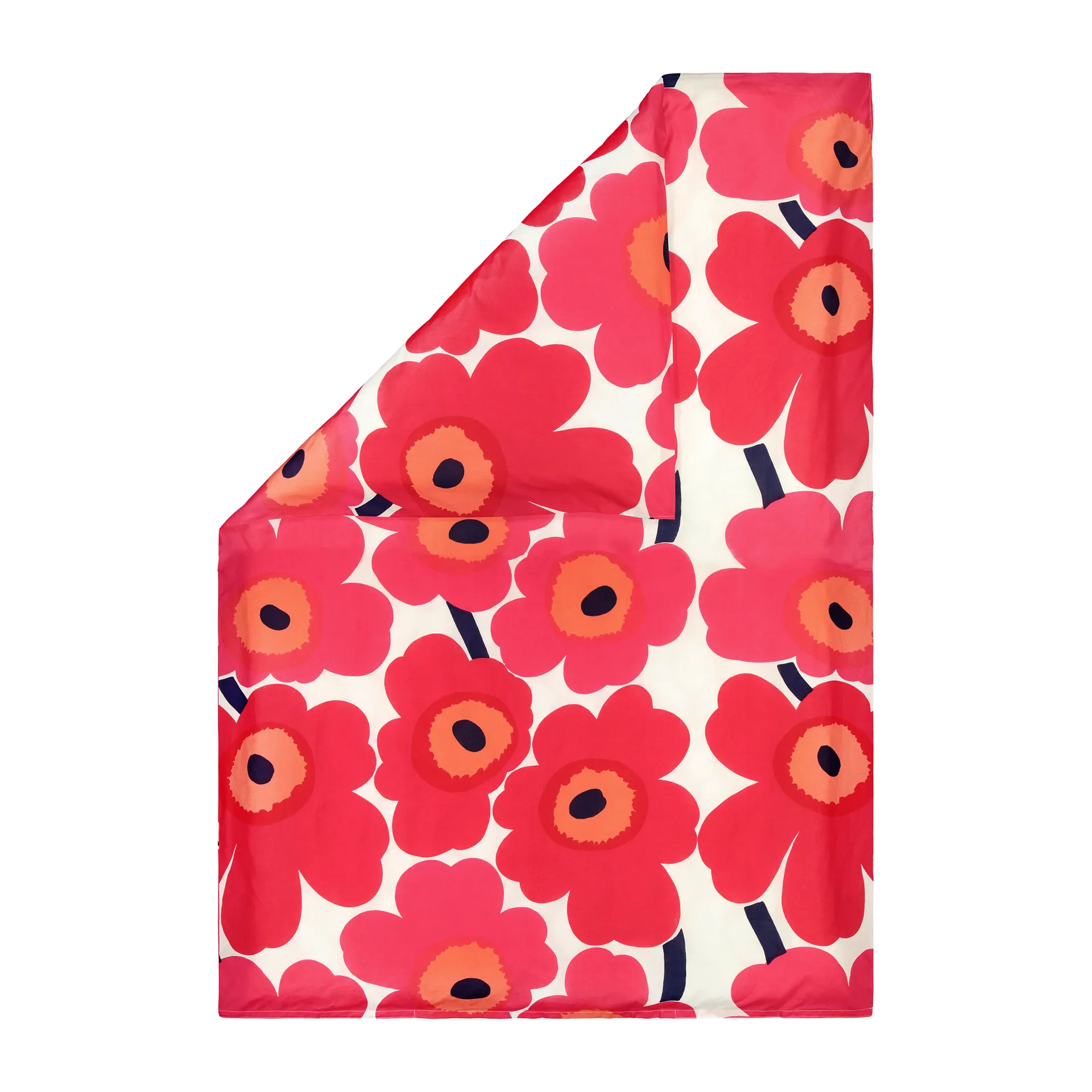 Unikko dynetrekk 150x210 cm, rød-hvit Marimekko