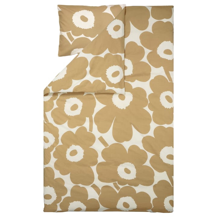 Unikko dynetrekk bomull-hamp 150x210 cm, Beige Marimekko