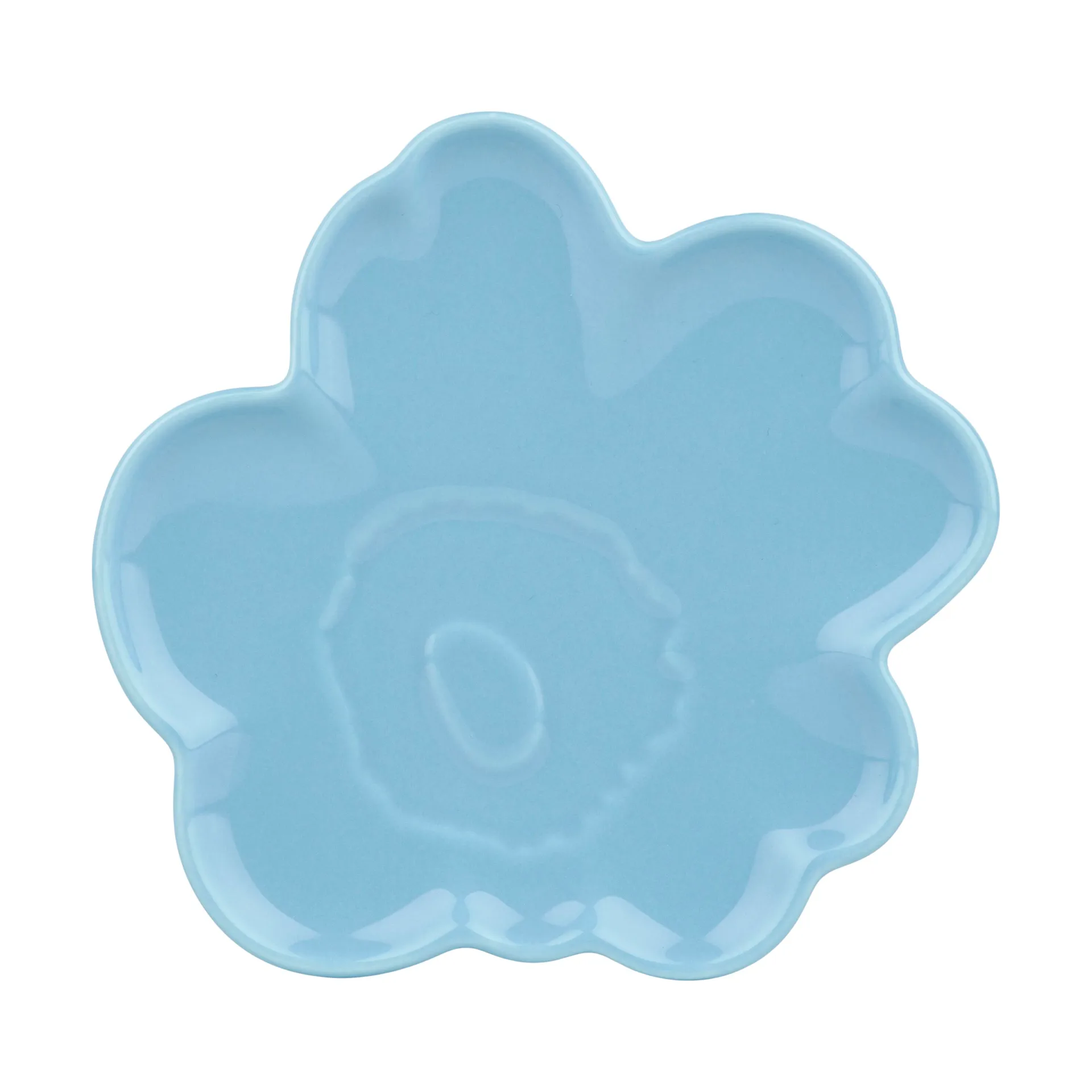 Unikko formet fat 2-pack, Forget-me-not, stoneware Marimekko