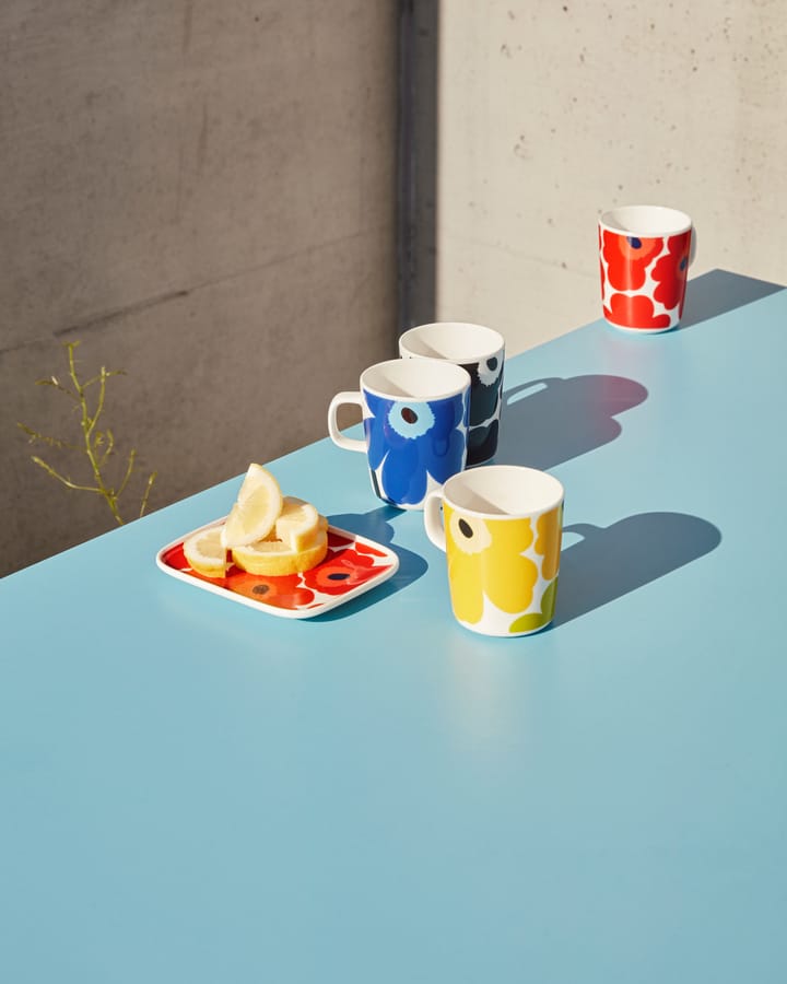 Unikko frokostservise - Hvit-svart - Marimekko