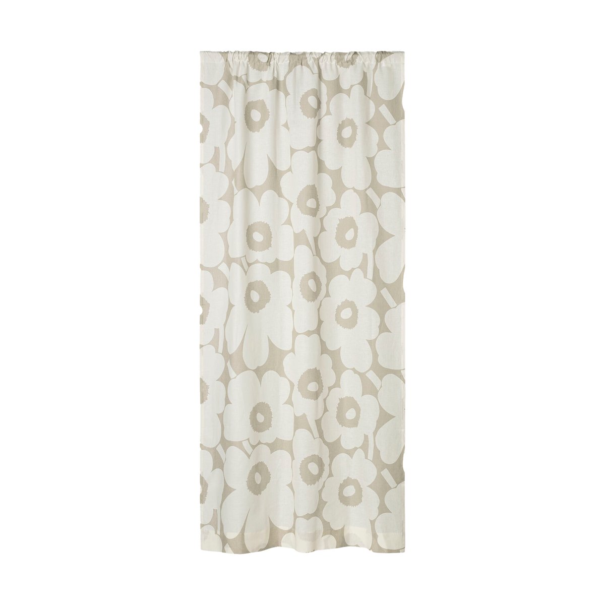 Bilde av Marimekko Unikko gardinlengde 135x250 cm Light grey- off white