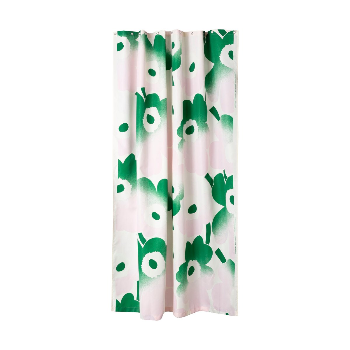 Marimekko Unikko Häivähdys dusjforheng 180x200 cm Grønn