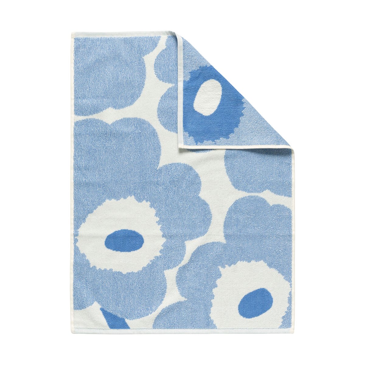 Marimekko Unikko håndkle 50x70 cm Blå | Skandinavisk Design | Håndklær | Beige