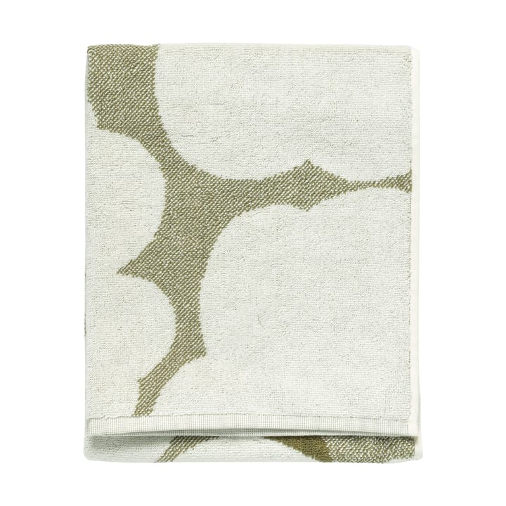 Unikko håndkle 50x70 cm - Green umber-cream - Marimekko