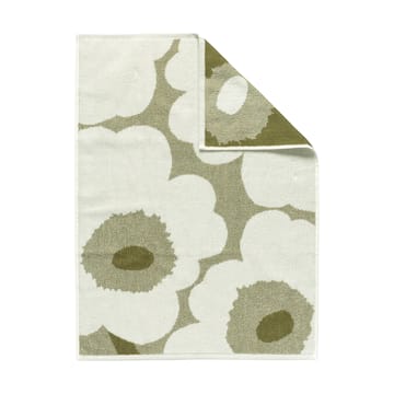 Unikko håndkle 50x70 cm - Green umber-cream - Marimekko