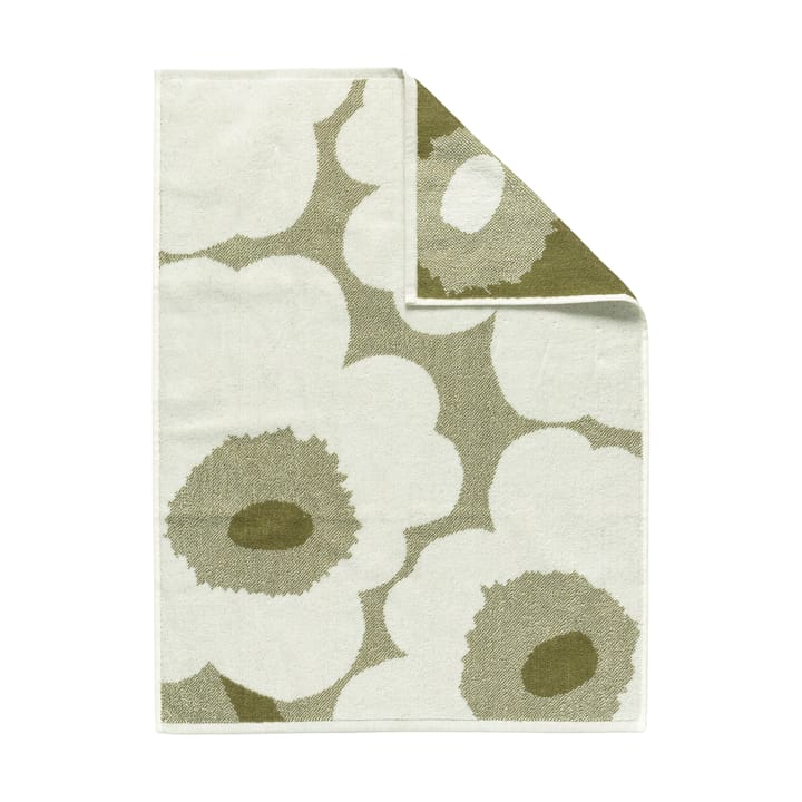 Unikko håndkle 50x70 cm, Green umber-cream Marimekko