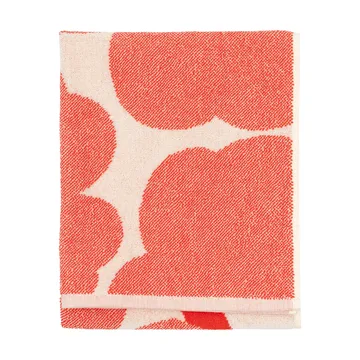 Unikko håndkle 50x70 cm - Off white-orange red - Marimekko