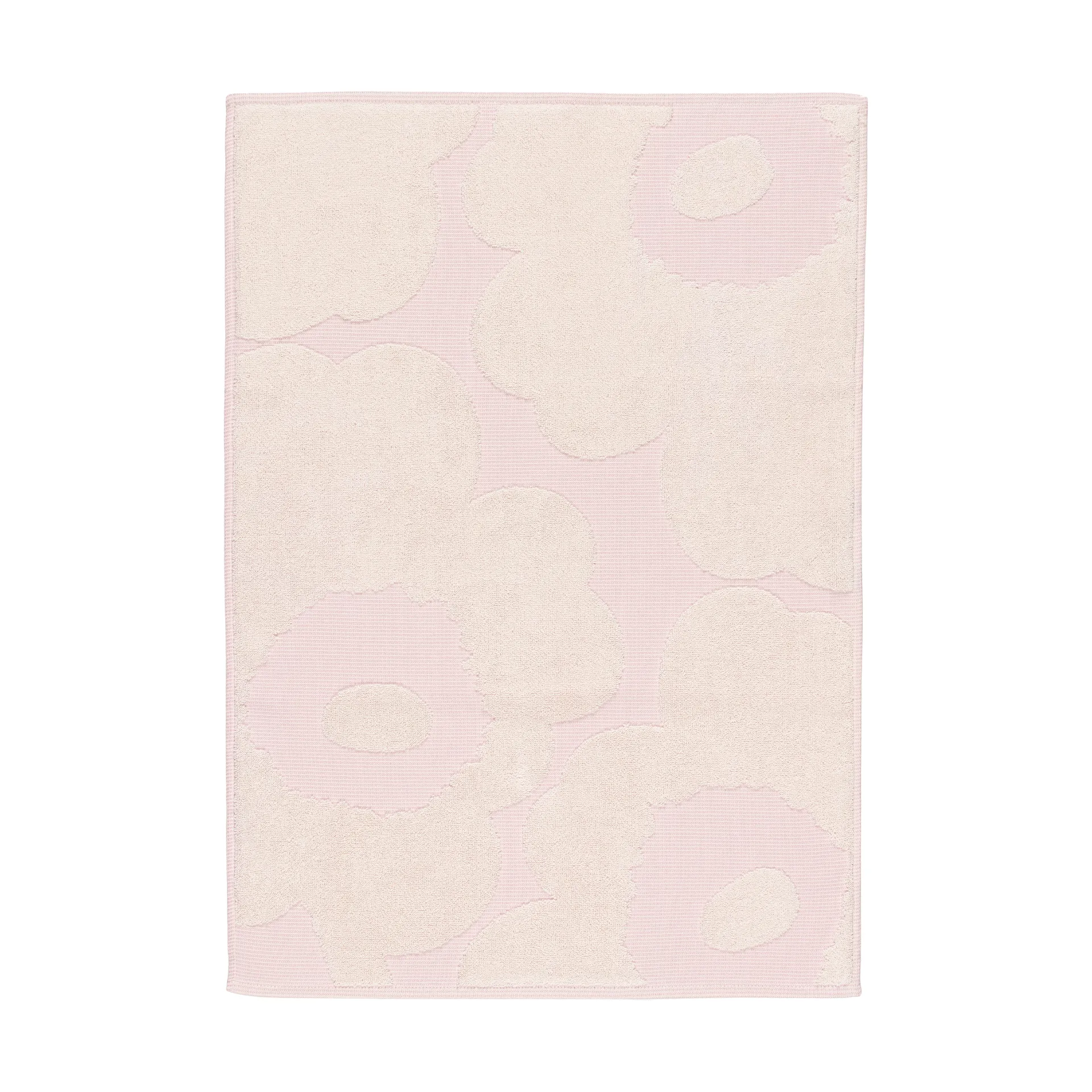 Unikko håndkle 50x70 cm, White-light pink Marimekko