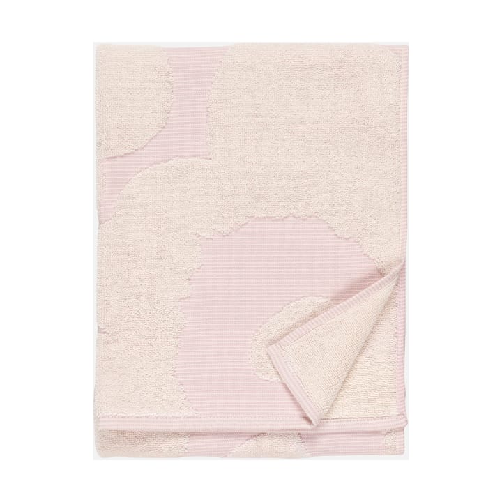 Unikko håndkle 50x70 cm, White-light pink Marimekko
