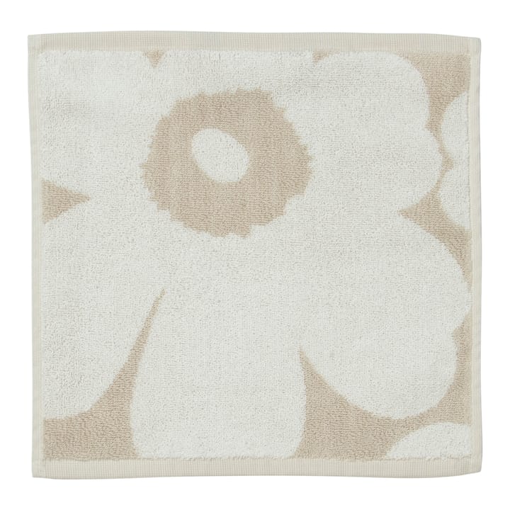 Unikko håndkle beige-hvit - 30x30 cm - Marimekko
