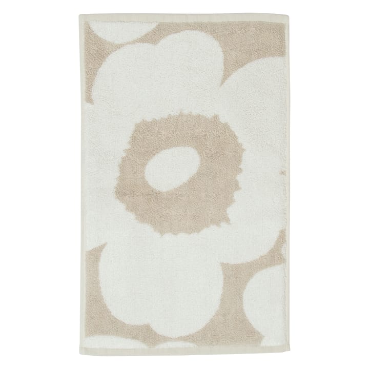 Unikko håndkle beige-hvit - 30x50 cm - Marimekko
