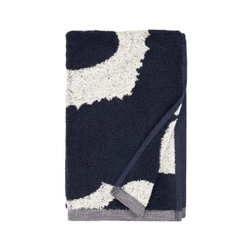 Unikko håndkle naturhvit-mørkeblå - 30x50 cm - Marimekko